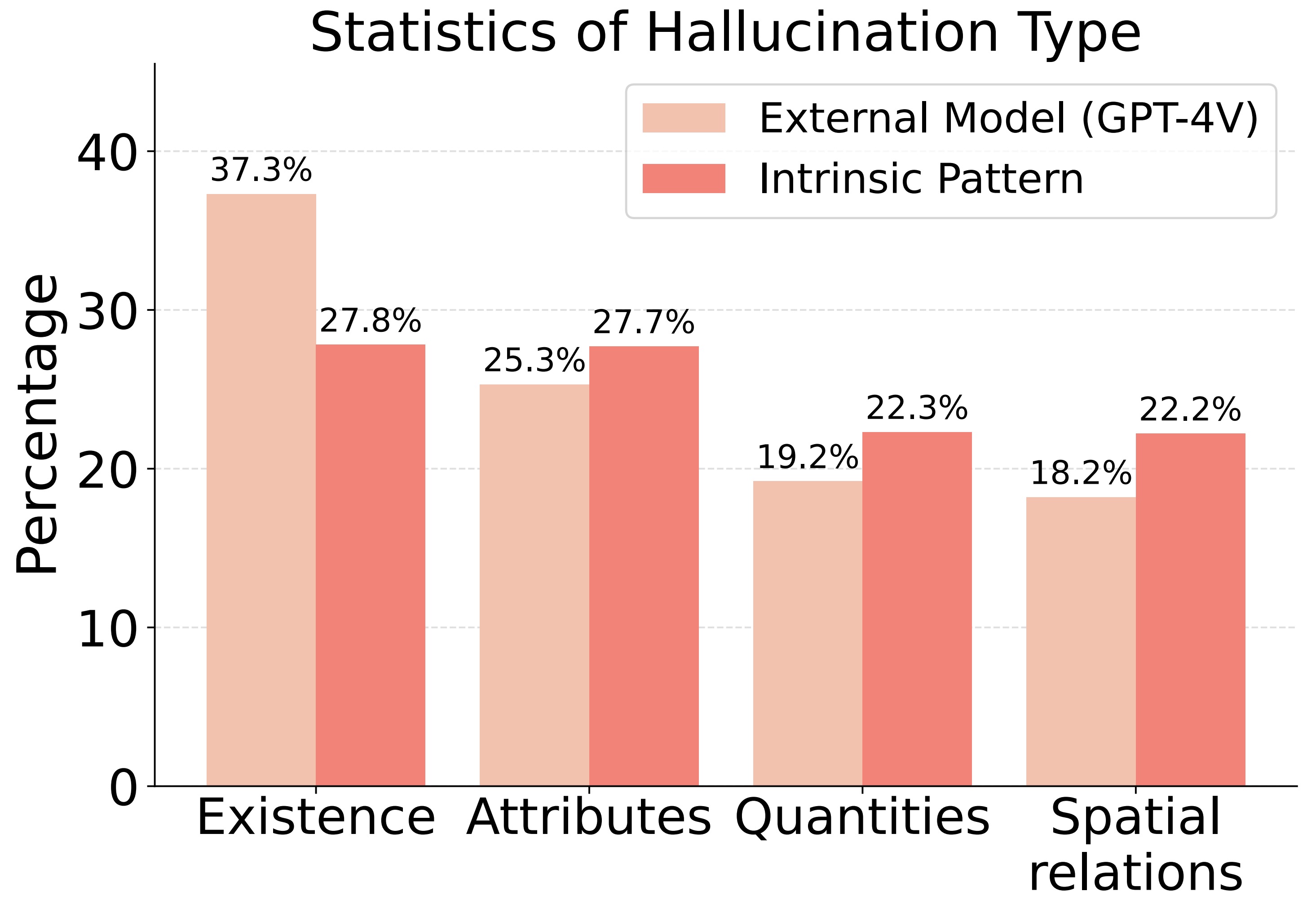 Hallucination Type Statistics Chart